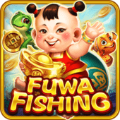 Fuwa Fishing game icon with colorful sea scene